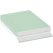 Nail File Jumbo Zebra 100/180 Washable Serrated Green 24121