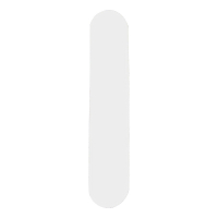 CarePro Disposable Nail File Mini Thin White 180/240 26808