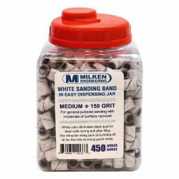 Milken Sanding Band White Zebra 450 ct - Medium 150G SB675M