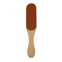 MBI-233 Wooden Foot File Double Sided Course/Medium