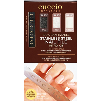 CuccioPRO Stainless Steel Nail File Intro Kit 33540 CNFL9001
