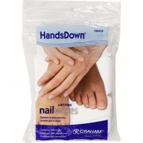 Handsdown Nail Wipes Lint Free 2"x2" White 200/bag  42800