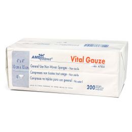 Medicom Vita Gauze Non-Woven Sponges 4x4IN 4Ply A7634