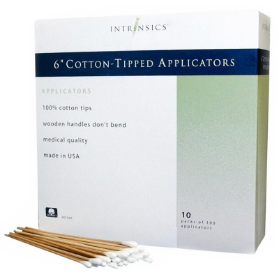 Intrinsics 6" Cotton-Tipped Applicators10 Packs Of100 407480