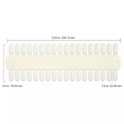 Berkeley 72-Tips Rectangular Polish Display Natural PD272NT