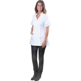 LePro Spa Jacket W/Pocket Small White TECHJAKPKTSMC / 01427