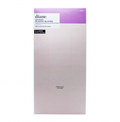 Diane Plastic Gloves 100PK X-Large D8073