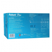 Aurelia Robust Plus Nitrile PF Blue Gloves 100PK Large 63888