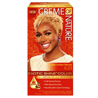 Creme Of Nature Exotic Shine Color 9.23 Lt Gden Blonde 06265