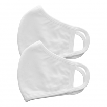 Cre8tion Fabric Face Mask 3 Layer White 2PK 10406