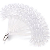 10 Flower Display Of 12 Tips , 10 in a Ring Clear PD111CL