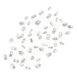 Mini Rhombic Diamonds Nails Gemstones 100pcs 16620