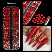 Clear Crystal Diamond Gems Nail Rhinestones Mixed 16821