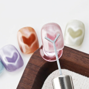 Heart Shaped Cat Eye Magnet Set 17469