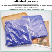 Silk B Disposable Men Short Blue Pack10 DMS10 26098