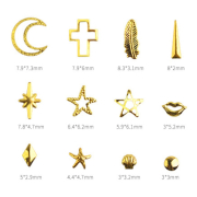 Nail Art Decorations Metal Gold 30513
