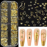 Nail Art Decorations Metal Gold 30513