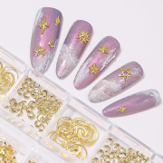 Nail Art Decorations Metal Gold 35209