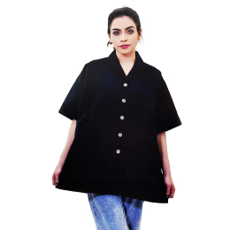 Silver Star Lab Coat Black SS-005 XL 50142