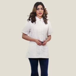 Silver Star Lab Coat White SS-001 L 50167
