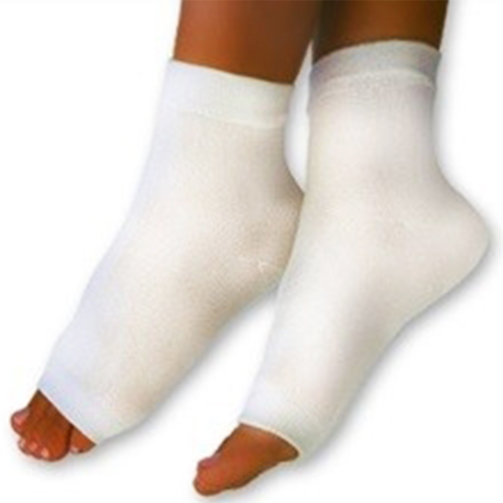 Spa Lite Pedi-Sox White/Sage Logo PSL-601