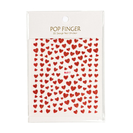 3D Love Heart Nail Art Sticker Decals Mixied Size 60630
