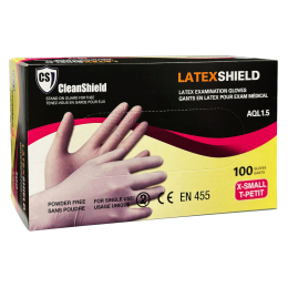 Cleanshield Latex Powder Free Examination Gloves XS 73211