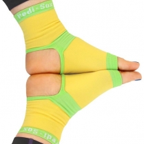 Barefoot Pedi-Sox Energy/Yellow-Green Trim PSB-802