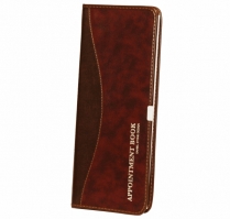 Daniel Stone Burgundy-Brown Leather Appointment Book AB202