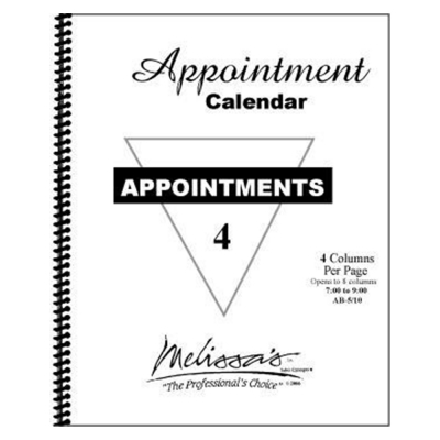 Melissa's Appointment Calendar 4 Columns