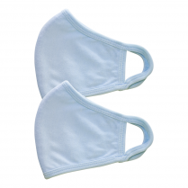Cre8tion Fabric Face Mask 3 Layer Blue 2PK 10406