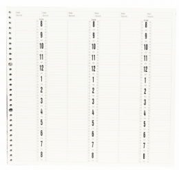Daniel Stone 6-Column Appointment Book Refill 200Pgs AB226R