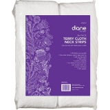 Diane By Fromm Terry Cloth Neck Strips White 36-Pack D8320