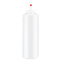 Plastic Squeezable Cylinder Bottle 16 oz 18126