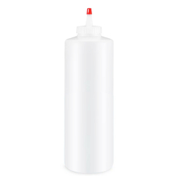 Plastic Squeezable Cylinder Bottle 32 oz 18127