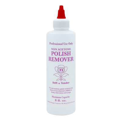 8oz Labeled Bottle With Cap - Polish Remover -  LB509