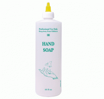 16oz Labeled Bottle With Cap - Hand Soap - LB515