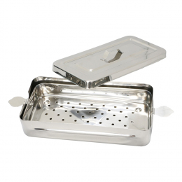 MBI-949 Instruments Sterilizing Tray With Cover 8"x4"x2"