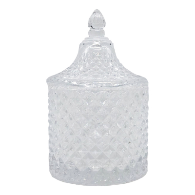 Berkeley Vintage-4 Glass Jar & Cup W/Glass Lid PJ143 (TG039)