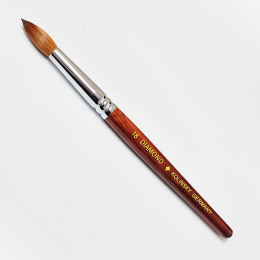 Diamond Kolinsky Germany Acrylic Brush #18 BB-D18BR