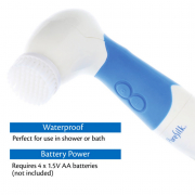 Pure Silk 4-IN1 Rotating Cleansing Brush CPS1-7003-WHT 84046