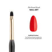 Apres Gel Art Brush - Flat Round AP-5BRFR 41997