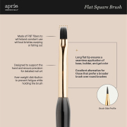Apres Gel Art Brush - Flat Square AP-5BRA 41998