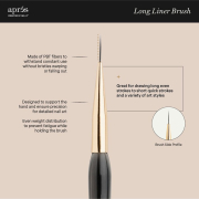 Apres Gel Art Brush - Long Liner AP-5BRLL 41999