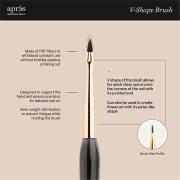 Apres Gel Art Brush - V-Shape AP-5BRVS 42001