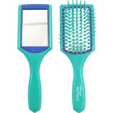 Dannyco Cushion Brush With Mirror - Orange BRMIRRORDEC 02205