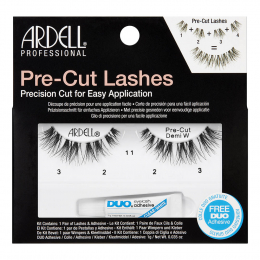 Ardell Pre-Cut Lashes 1 Pair - Pre-Cut Demi W Black 67462