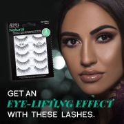 Ardell Natural Lashes 5 Pairs -  110 Black 68981