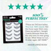 Ardell Natural Lashes 5 Pairs -  110 Black 68981