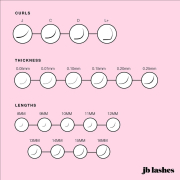 JB C-Curl,HD Volume Lashes 0.07x11mm JBCHD0711